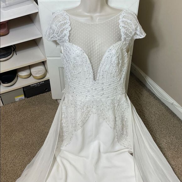 Zuhair Murad White Maxi Dress NWOT - Picture 10 of 11